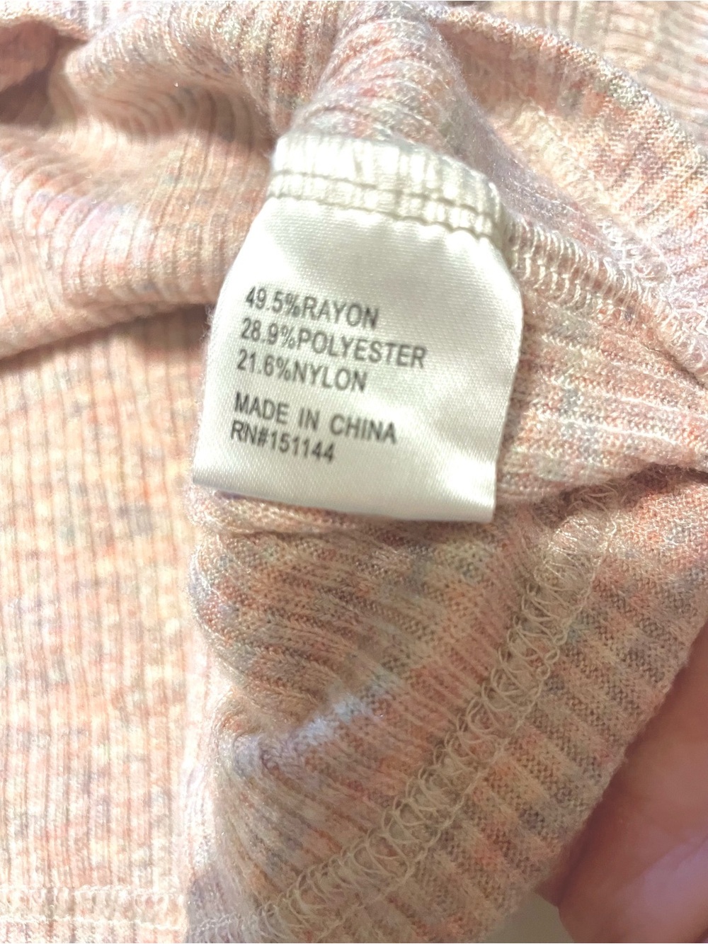 Lea & Viola Cropped Hoodie Ribbed Knit Pink Heart Soft Oversized M - Picture 8 of 8